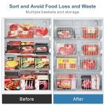 Freezer Organizer Bins - 4 Pack Storage Baskets