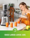 GDOR 1300W Powerful Juicer with Large Feed Chute