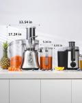 GDOR 1300W Powerful Juicer with Large Feed Chute