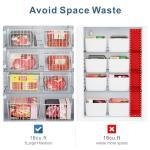 Freezer Organizer Bins - 4 Pack Storage Baskets
