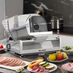 Electric Meat Slicer with Adjustable Stainless Steel Blades