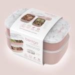 Bentgo Classic 3-Compartment Bento Box - Blush Marble