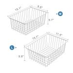 Freezer Organizer Bins - 4 Pack Storage Baskets