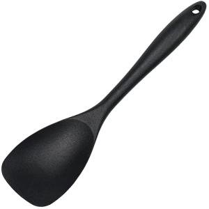 Chef Craft 11.5-Inch Silicone Spoon Spatula, Black