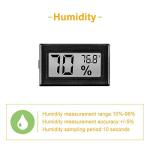 12-Pack Mini Digital Temperature Humidity Meters