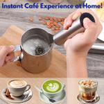 Portable Rechargeable Milk Frother with USB Cable