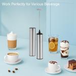 Portable Rechargeable Milk Frother with USB Cable