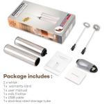 Portable Rechargeable Milk Frother with USB Cable
