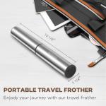 Portable Rechargeable Milk Frother with USB Cable