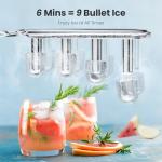 AGLUCKY Portable Countertop Ice Maker Machine