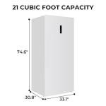 Kenmore 21 Cu. Ft. Convertible Freezer/Refrigerator