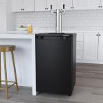 EdgeStar KC2000TWIN Dual Tap Kegerator - Black