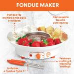 Deluxe Electric Chocolate Fondue Maker Set