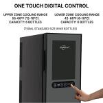 Koolatron 12-Bottle Dual Zone Wine Cooler