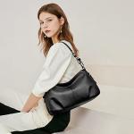 S-ZONE Women's Leather Hobo Shoulder Bag