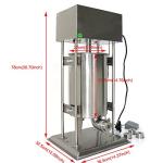 15L Electric Churros Maker with Nozzles