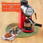 Imusa 4-Cup Espresso and Cappuccino Maker, Red