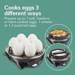 Hamilton Beach 3-in-1 Electric Egg Cooker, Black