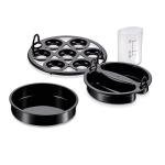 Hamilton Beach 3-in-1 Electric Egg Cooker, Black