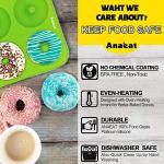 Anea 2-Pack Non-Stick Silicone Donut Pans