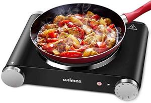 Cusimax 1500W Single Burner Hot Plate with Control