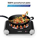 Cusimax 1500W Single Burner Hot Plate with Control
