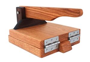 8-Inch Red Oak Wooden Tortilla Press