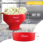 Salbree Silicone Microwave Popcorn Popper - Turquoise