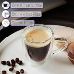 Set of 6 Double Wall Espresso Cups