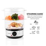 OVENTE 2-Tier Electric Food Steamer, Stainless Steel