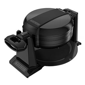 BLACK+DECKER Rotating Waffle Maker in Black