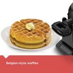 BLACK+DECKER Rotating Waffle Maker in Black
