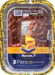 Reynolds Kitchens Blue Aluminum Pans with Lids - 2 Count
