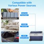 BODEGA 12V Portable Fridge and Freezer Combo