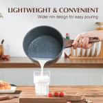 SENSARTE 1.5 Quart Nonstick Saucepan with Lid