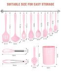 12-Piece Silicone Cooking Utensils Set