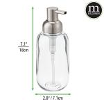 mDesign Refillable Soap Dispenser Pump Bottle - 2 Pack