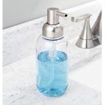 mDesign Refillable Soap Dispenser Pump Bottle - 2 Pack