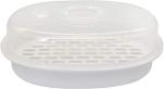 Oval 1-Tier Microwave Steamer for Home Kitchen