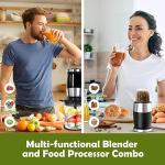 Goelunmy 700W Blender and Food Processor Combo