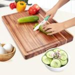 20-Inch Reversible Acacia Wood Cutting Board