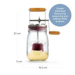 Kilner Vintage Glass Butter Churn - Makes Butter Fast