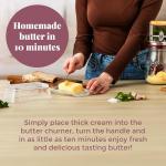 Kilner Vintage Glass Butter Churn - Makes Butter Fast