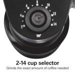 Hamilton Beach Electric Burr Coffee Grinder, 16oz Hopper