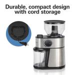 Hamilton Beach Electric Burr Coffee Grinder, 16oz Hopper