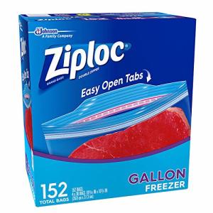 Ziploc Gallon Freezer Bags 38 Count Box