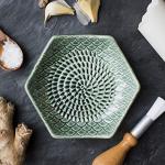 Handmade Ceramic Garlic Grater Set - 3 Pieces