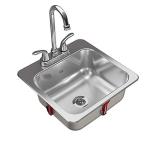 Kindred Essentials Stainless Steel Drop-In Utility Sink