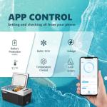 EUHOMY 12V Portable Electric Cooler with APP Control