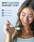 EASYERA Countertop Nugget Ice Maker - 33LBS Daily
